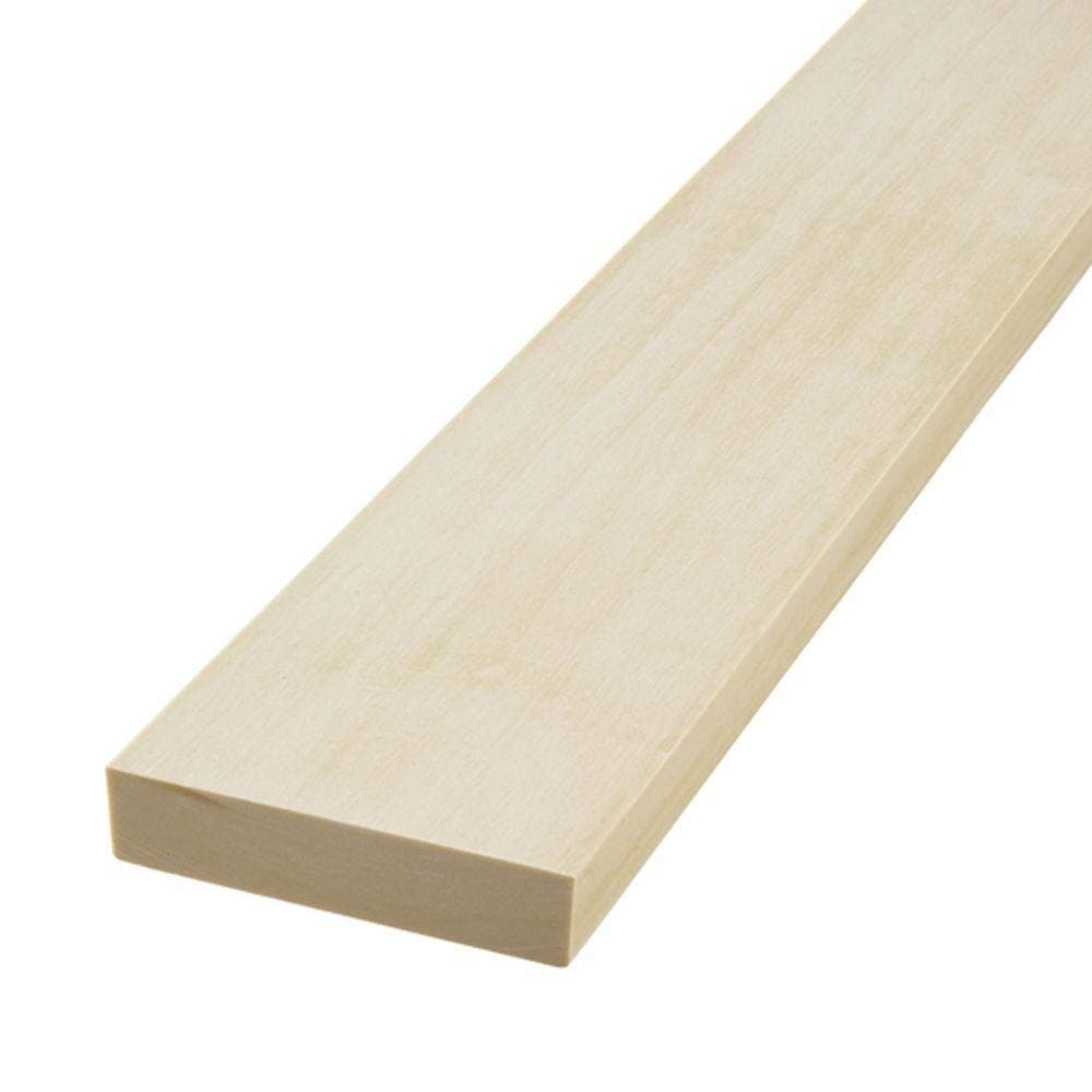 FLEXTRIM #1X4: Flexible Flatstock Casing: 3/4" Thick x 3-1/2" Wide - PRE Curved to fit Half Round Arches 42" Diameter up to 56" Diameter