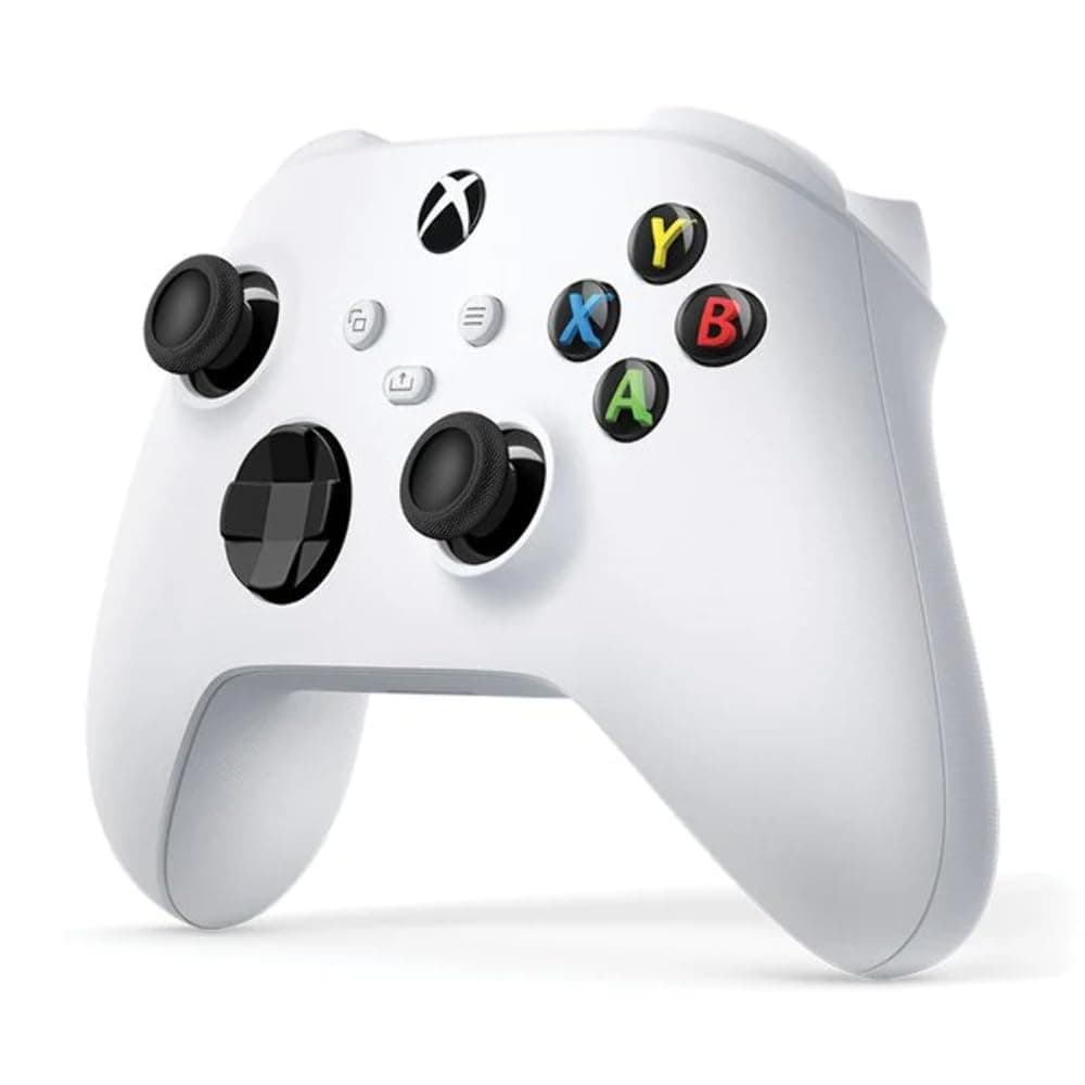 Xbox Core Wireless Gaming Controller – Robot White – Xbox Series X|S, Xbox One, Windows PC, Android, and iOS