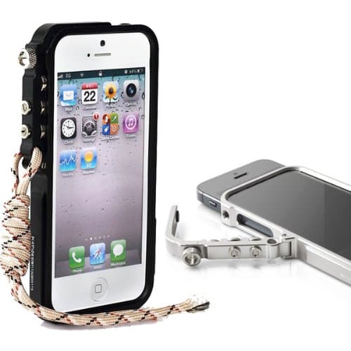 Aluminum Bumper Case,metal Case for Iphone 5,iphone 5s (black)