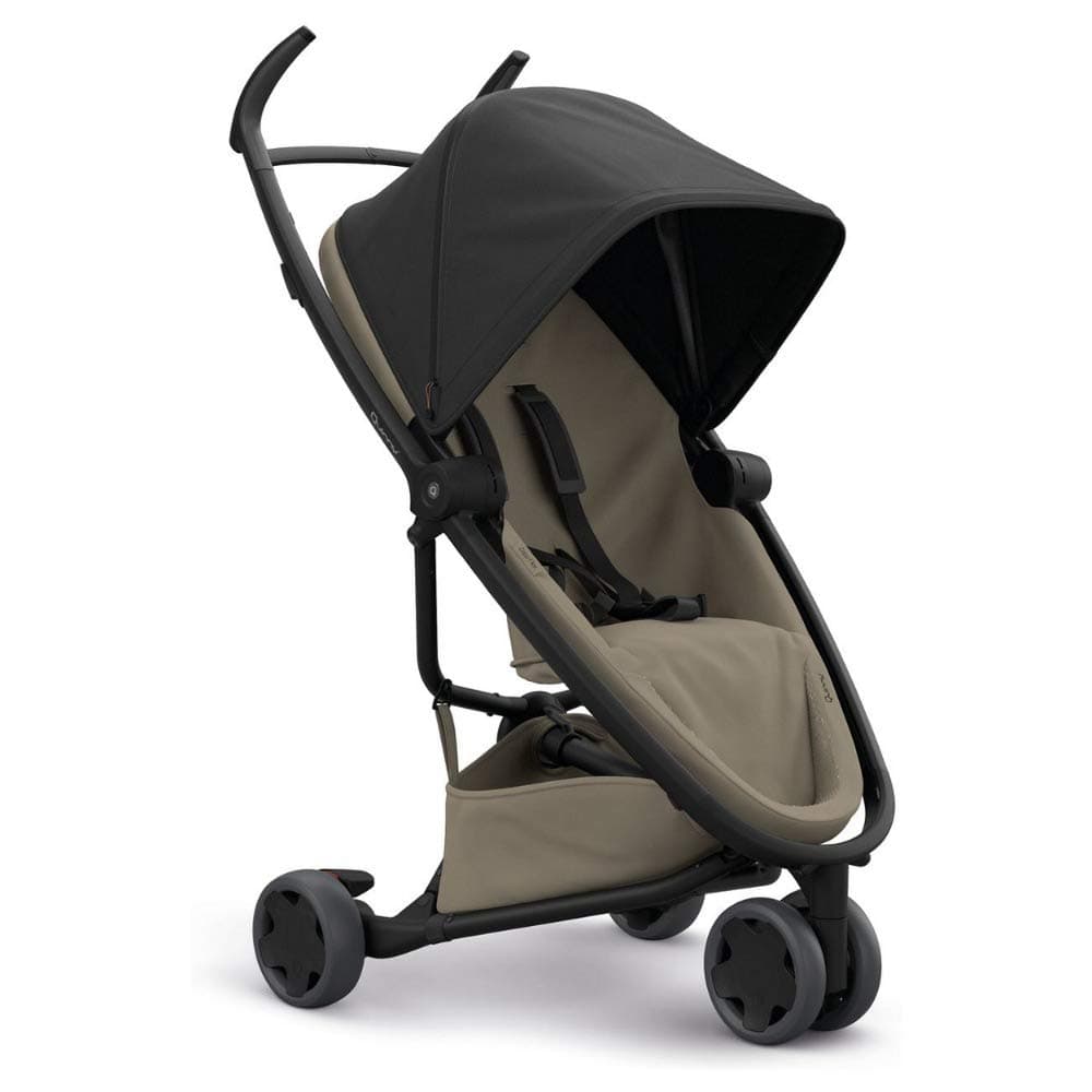 Quinny Zapp Flex Lightweight City Stroller, Compact Folding, Two-Way Seat, 6 Months to 3.5 Years, Black on Sand