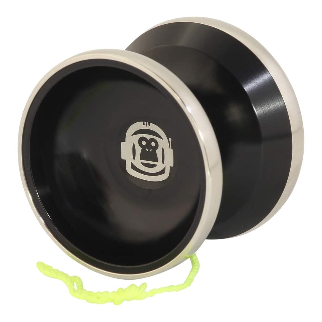 Space Monkey Yo-Yo - Unresponsive or Responsive Play - Bi-Metal Yo-Yo (Black)