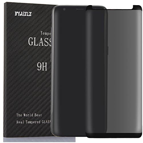 HYAIZLZ Galaxy Note 8 Privacy Screen Protector, (TM) 9H Hardness Tempered Glass Anti-Spy Screen Protector Shield for Samsung Galaxy Note 8,Color Black
