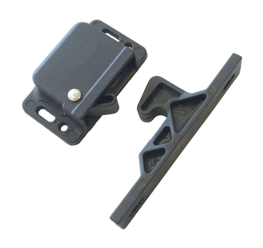 CL-308 RV Black Push Latch,Grabber Catch - 5Lbs