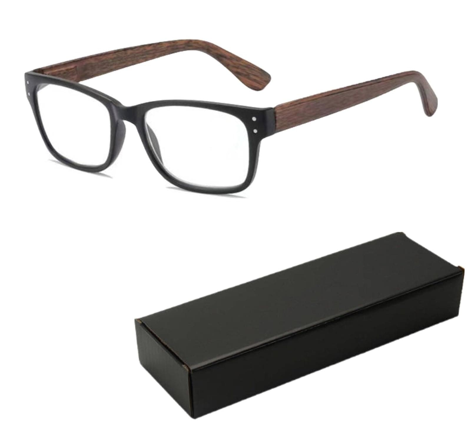 One Reading Power Glasses Readers Adjustable Eyeglasses Auto focus Flex Dial Vision .5-2.5x Strength