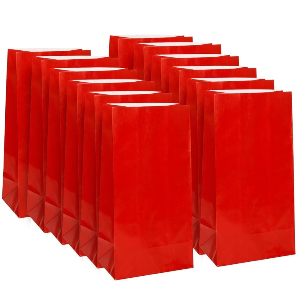 Unique Party Bags, Ruby Red, 10" X 5", 59003