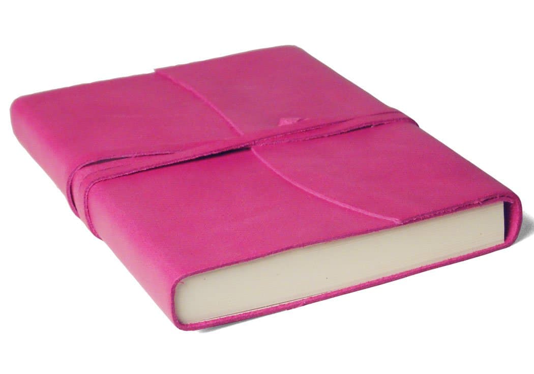 Amalfi Rasperry Leather Journal