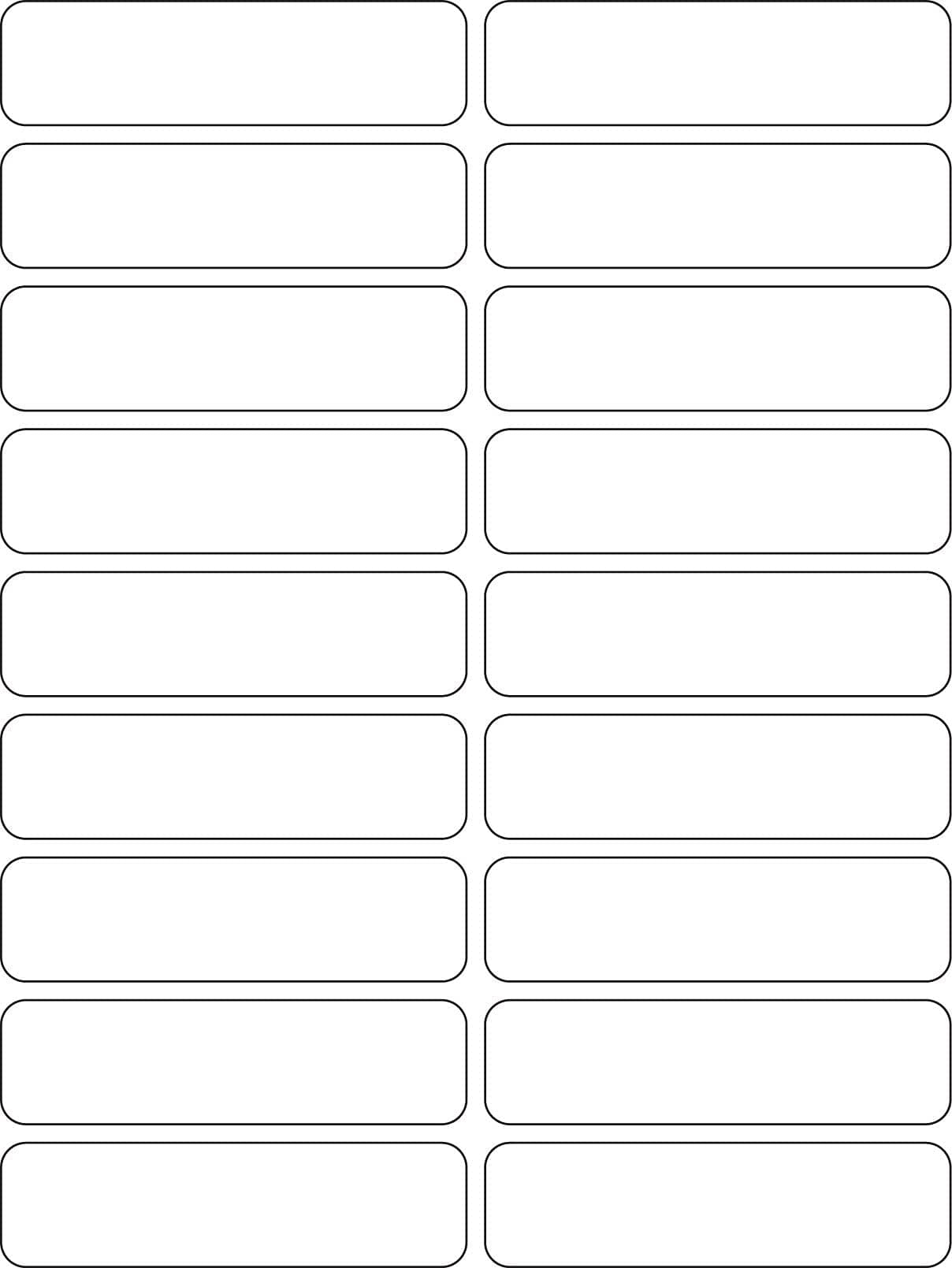 NP Label Plain White Paper Stickers for Long Life and Generally Use Indoor and Outdoor Use, Easy Peel-Off Cut, Adhesive Blank Sticky Sheets (75X20 MM, 500 Label Per Packet)