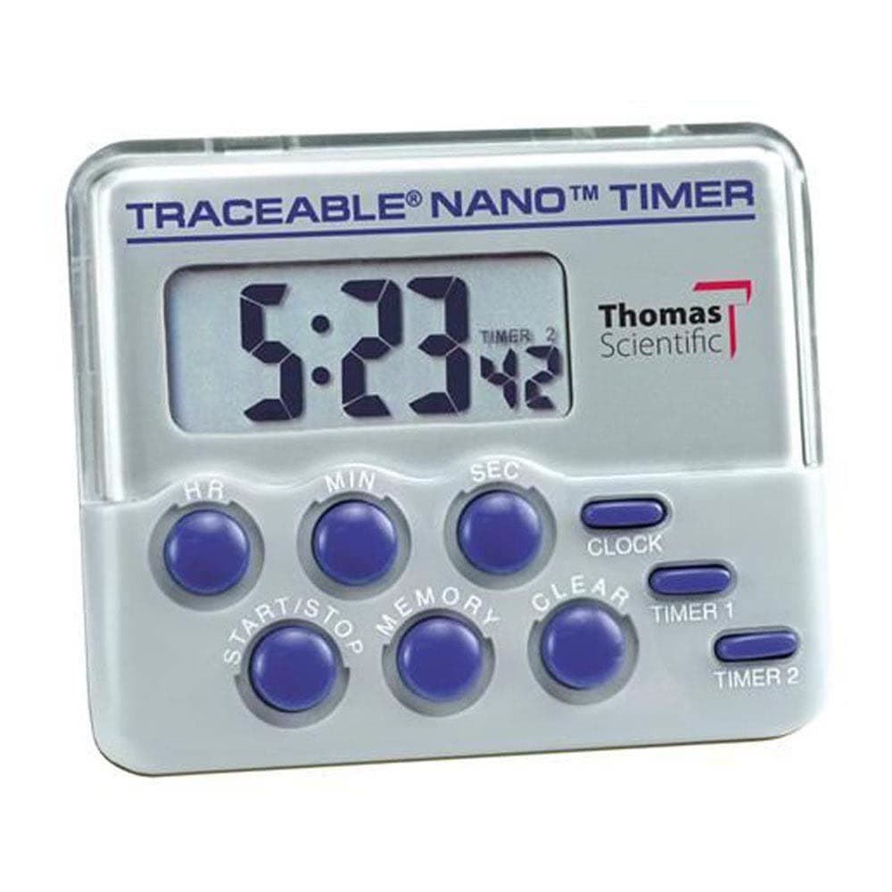 Thomas 5132 Traceable Nano Timer, 0.01 Percent Accuracy, 2" Width x 2-1/2" Height x 1/2" Depth