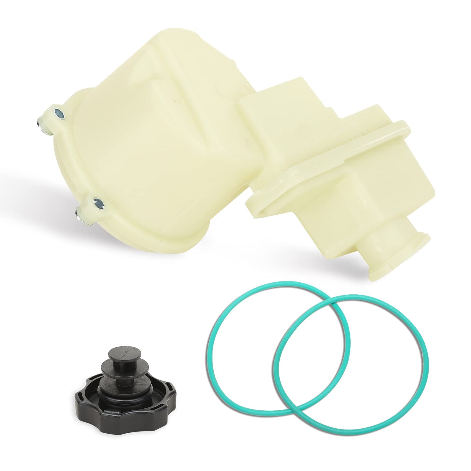 MITZONE Power Steering Pump Fluid Reservoir with Gaskt Compatible with 2011-2014 Chrysler 300 Dodge Challenger 2011-2018 Dodge Charger 3.6L 5.7L V6 V8 Replace # 603-939 68059524AK