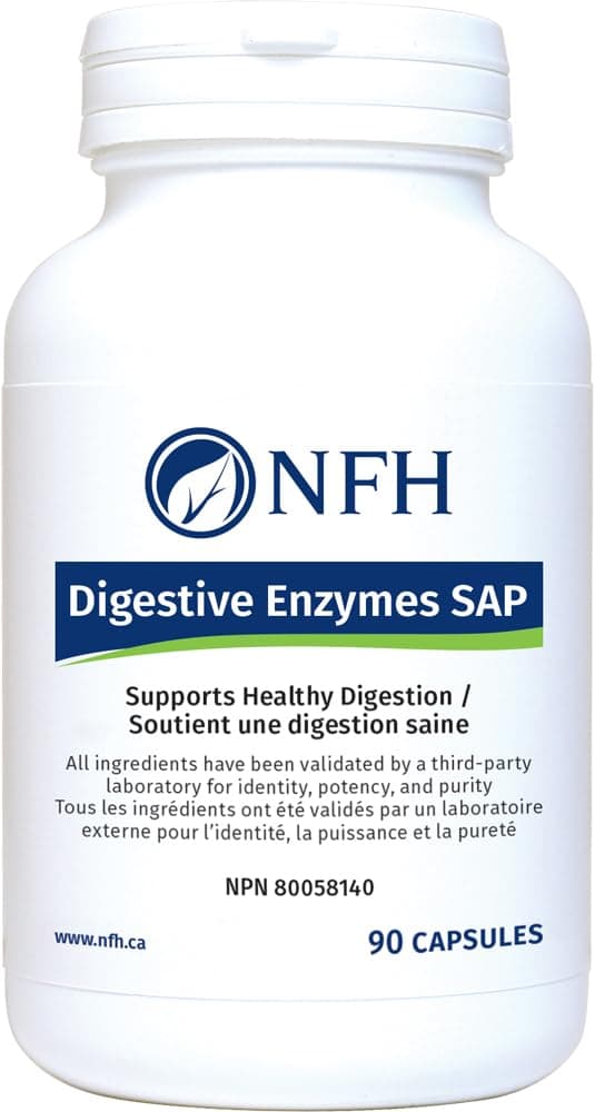 Digestive Enzymes SAP 90 Capsules by NFH