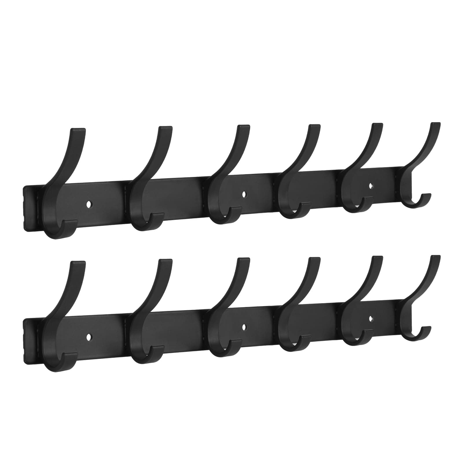Optish 2 Pack Coat Rack Wall Mount, Coat Hooks Wall Mount, Wall Hooks for Hanging, Hat Rack for Wall, Coat Hanger Wall Mount, Towel Hooks for Bathrooms