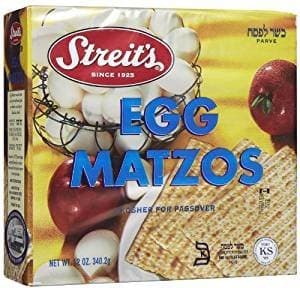 Streit's Egg Matzo Kosher For Passover 12 oz. (3-Pack)3