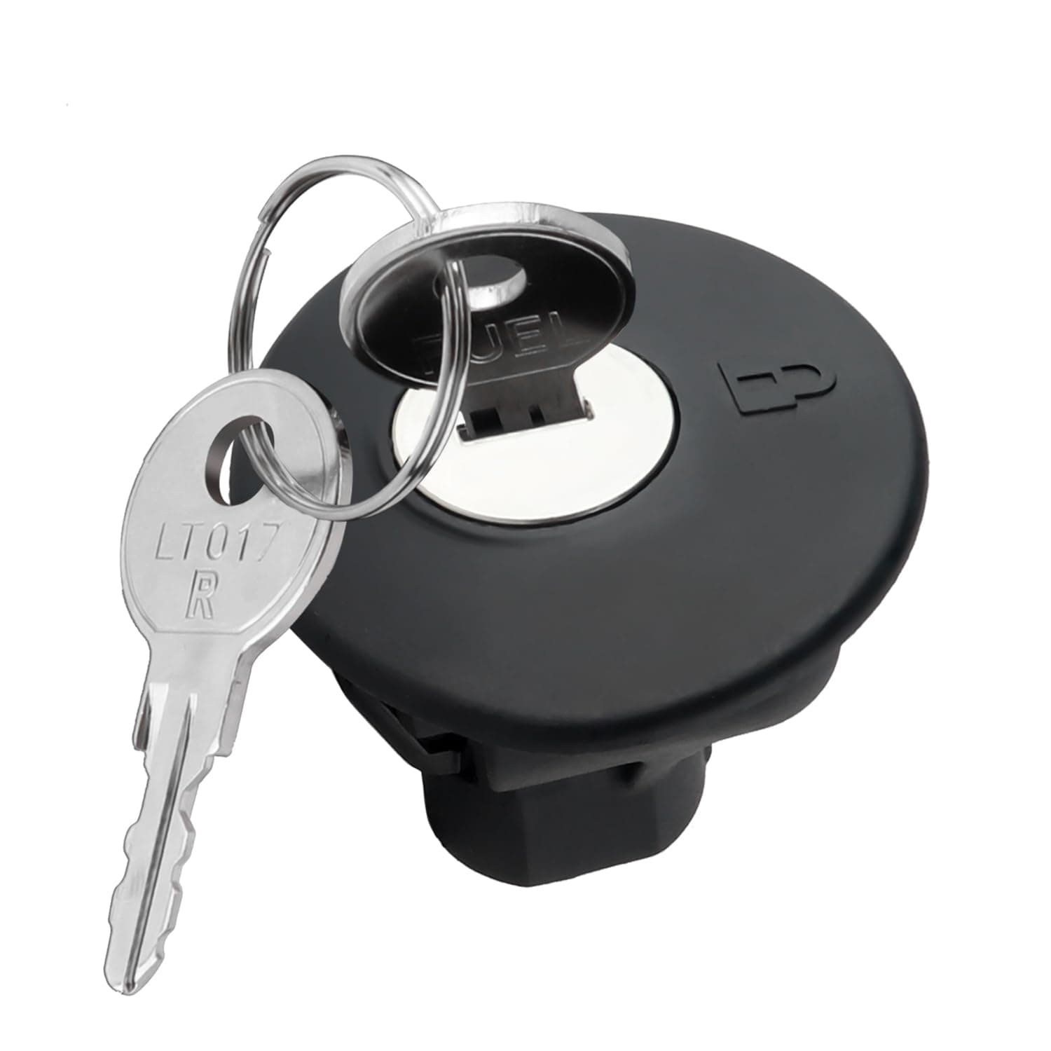 IHOTDER Gas Cap Lock and Key,Locking Gas Cap Replacement OEM#8U5Z9C268A 8U5A-9C268-B 8U5Z-9C268-B,Fuel Tank Cap Car Accessories Compatible with Lincoln Ford Mercury Escape Explorer