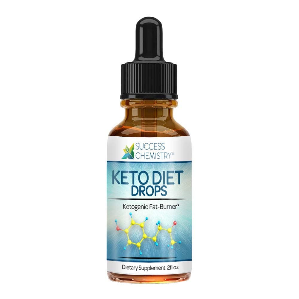Keto Diet Drops. Diet System with Beta Hydroxybutrate (BHB) Ketone Drops to Burn Fat, Lose Weight, Reduce Cellulite & Increase Energy. Heart Health.