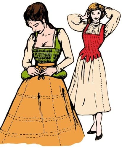 Elizabethan Lady's Underpinnings Pattern