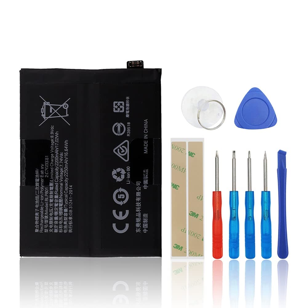 Replacement Battery Compatible with BLP801 OnePlus 8T KB2001 KB2000 KB2003 KB2005 with Toolkit