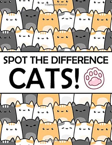 Independently Published Spot the Difference - Cats!: A Fun Search and Find Books for Children 6-10 years old