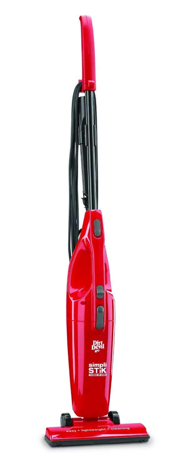 Dirt Devil Simpli-Stik Lightweight Bagless Stick Vacuum, SD20000RED