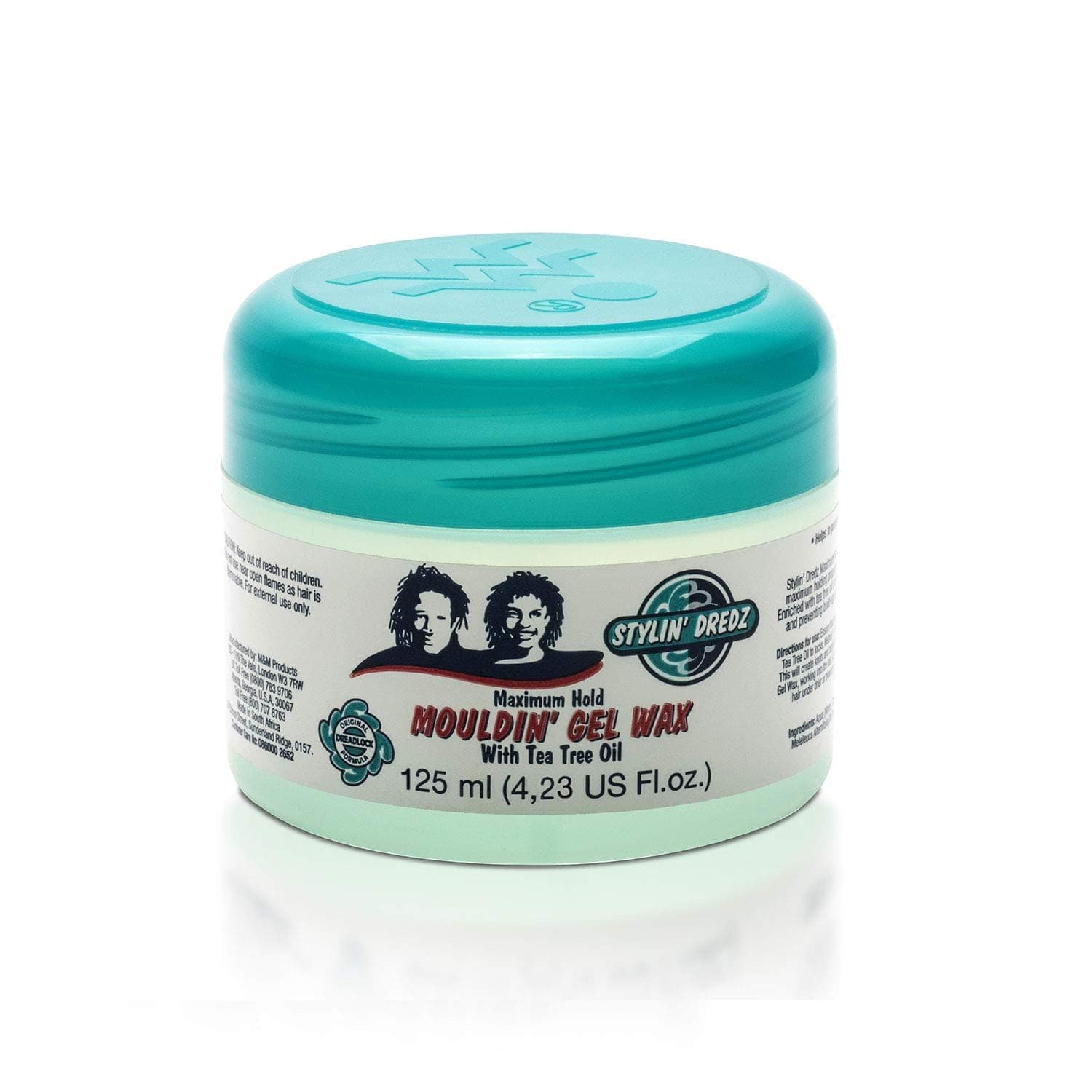 Stylin Dredz Mouldin' Gel Wax - Loc n Twist Gel - Dreadlock Gel Wax with Tea Tree Oil - 125 ml