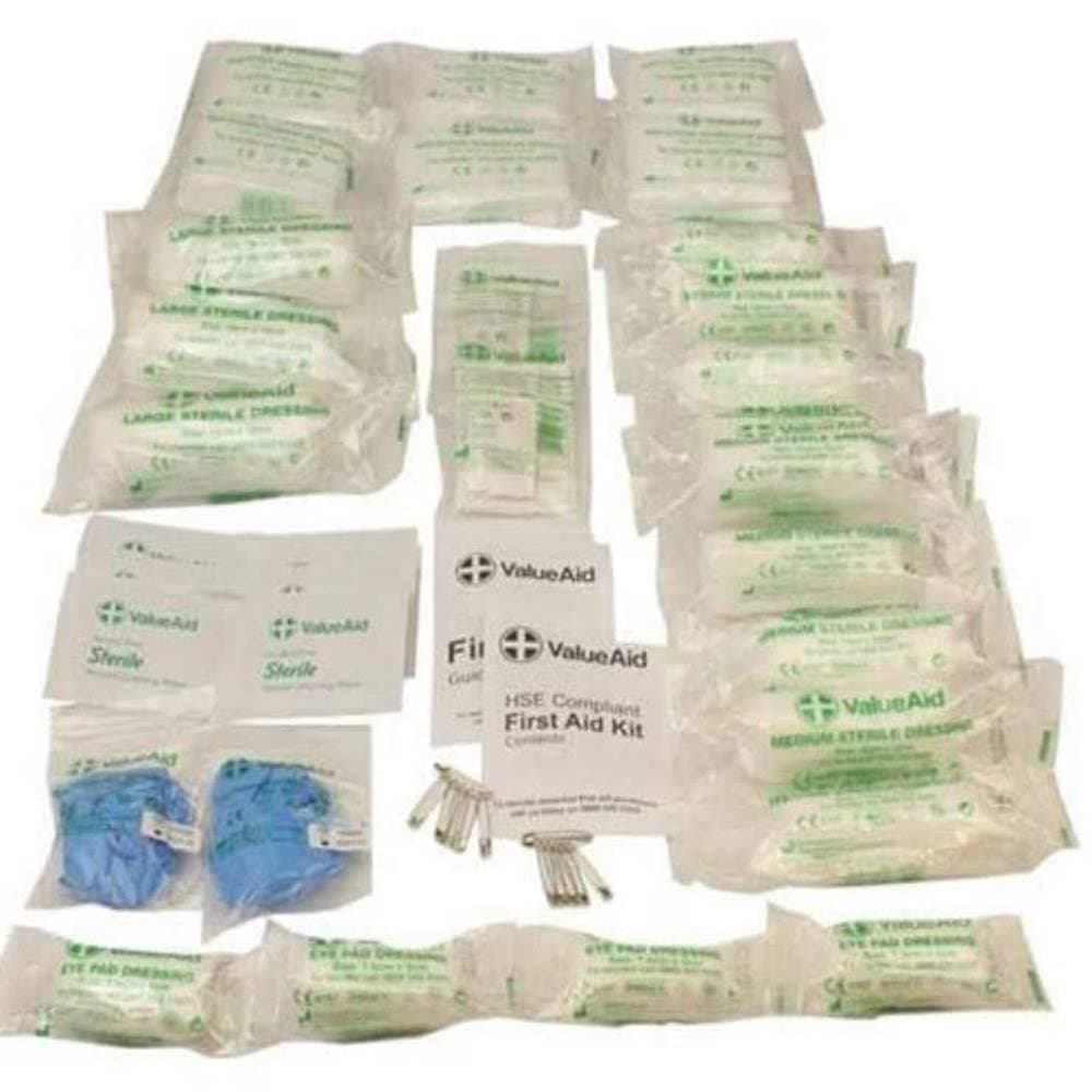 Value Aid HSE Compliant Workplace First Aid Refill Kit (11-20 Person)