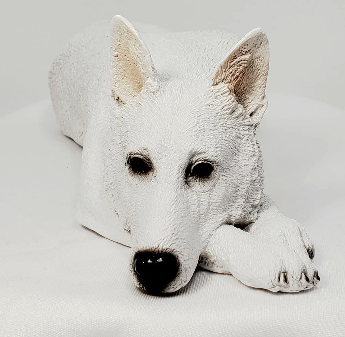 German Shepherd Figurine - MyDog (White)
