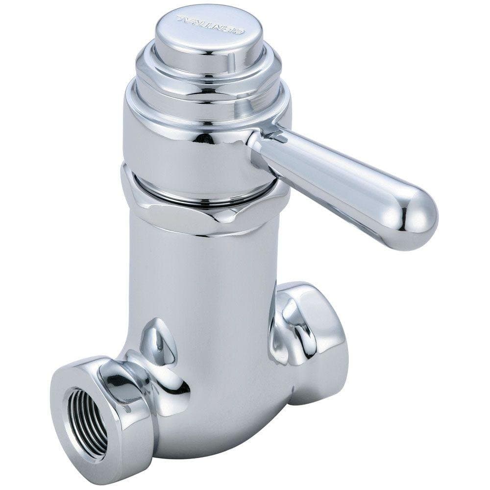 Central Brass0331-3/8 3/8 Self Closing Straight Stop