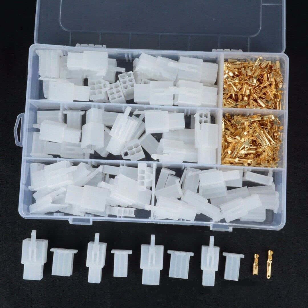 Besomi Electronics Versatile Electrical Connector Kit with 380 Pieces - Ideal for Automotive, Motorcycle, Boat and other Wiring Projects