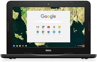 Dell Chromebook 11-3180 Intel Celeron N3060 X2 1.6GHz 4GB 32GB, Black (Renewed)