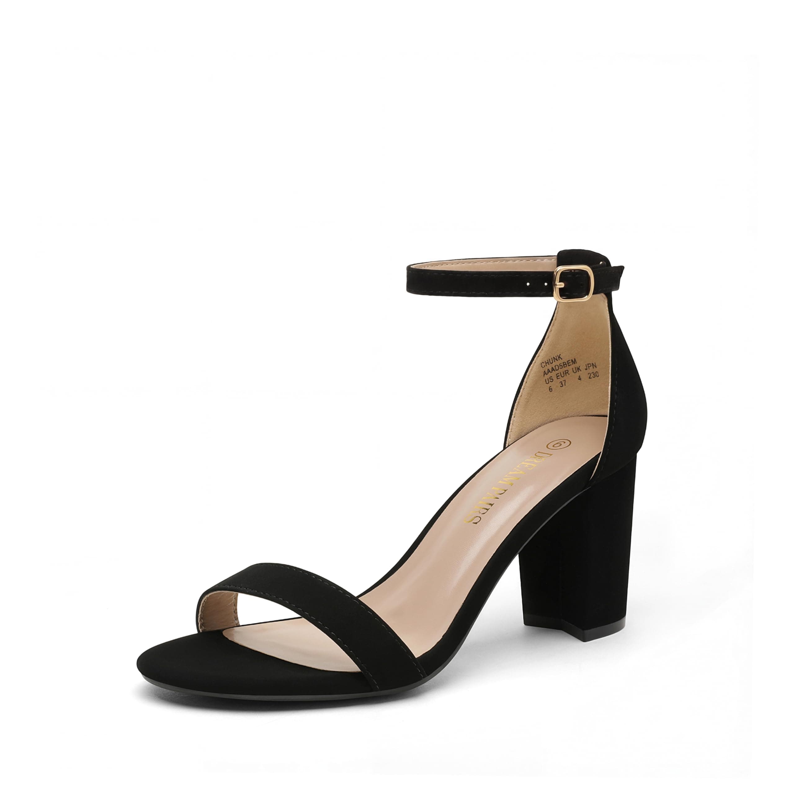 Women's Chunk Low Heel Pump Sandals