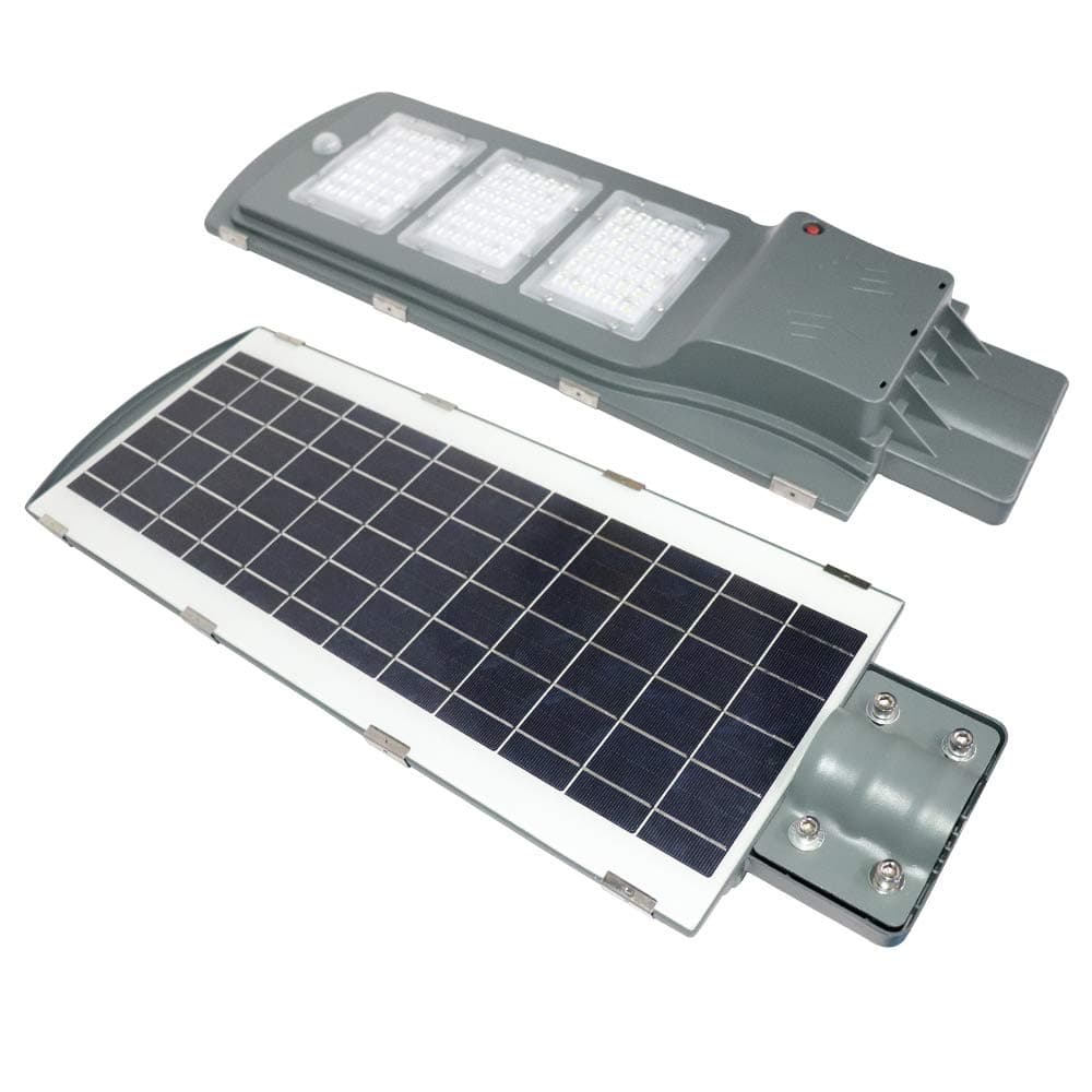 Ouhigher Solar Street Light 60 W LED Motion Sensor Light Waterproof for Outdoor Street Lighting Outdoor Parking - White