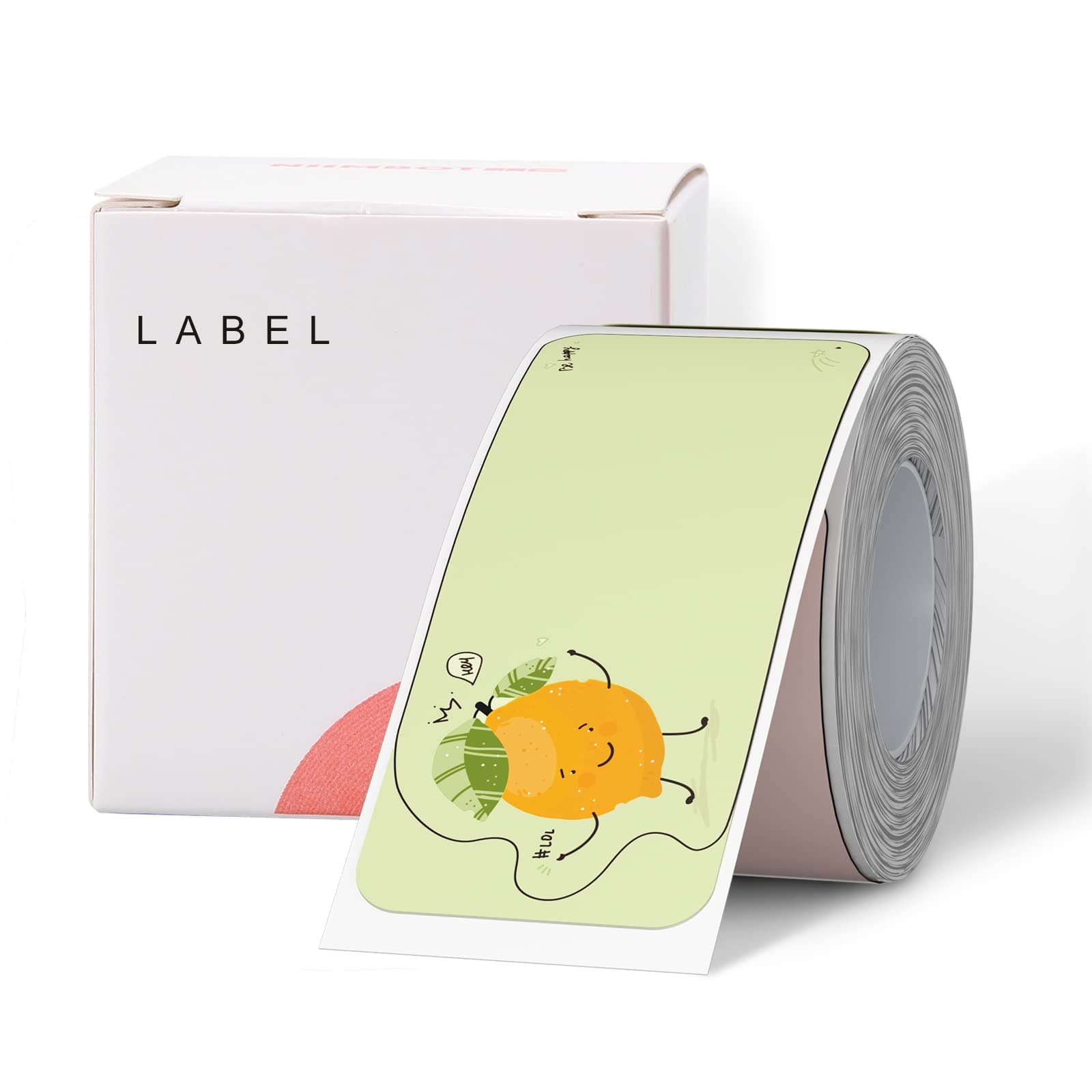 NIIMBOT B21/B3S Printer Thermal Labels, 1.18'' x 2.76'' (30x70mm) Self-Adhesive Therml Labels Paper for B21/B3S Label Maker, 1 Roll of 110 Thermal Label Papers (Fruit)