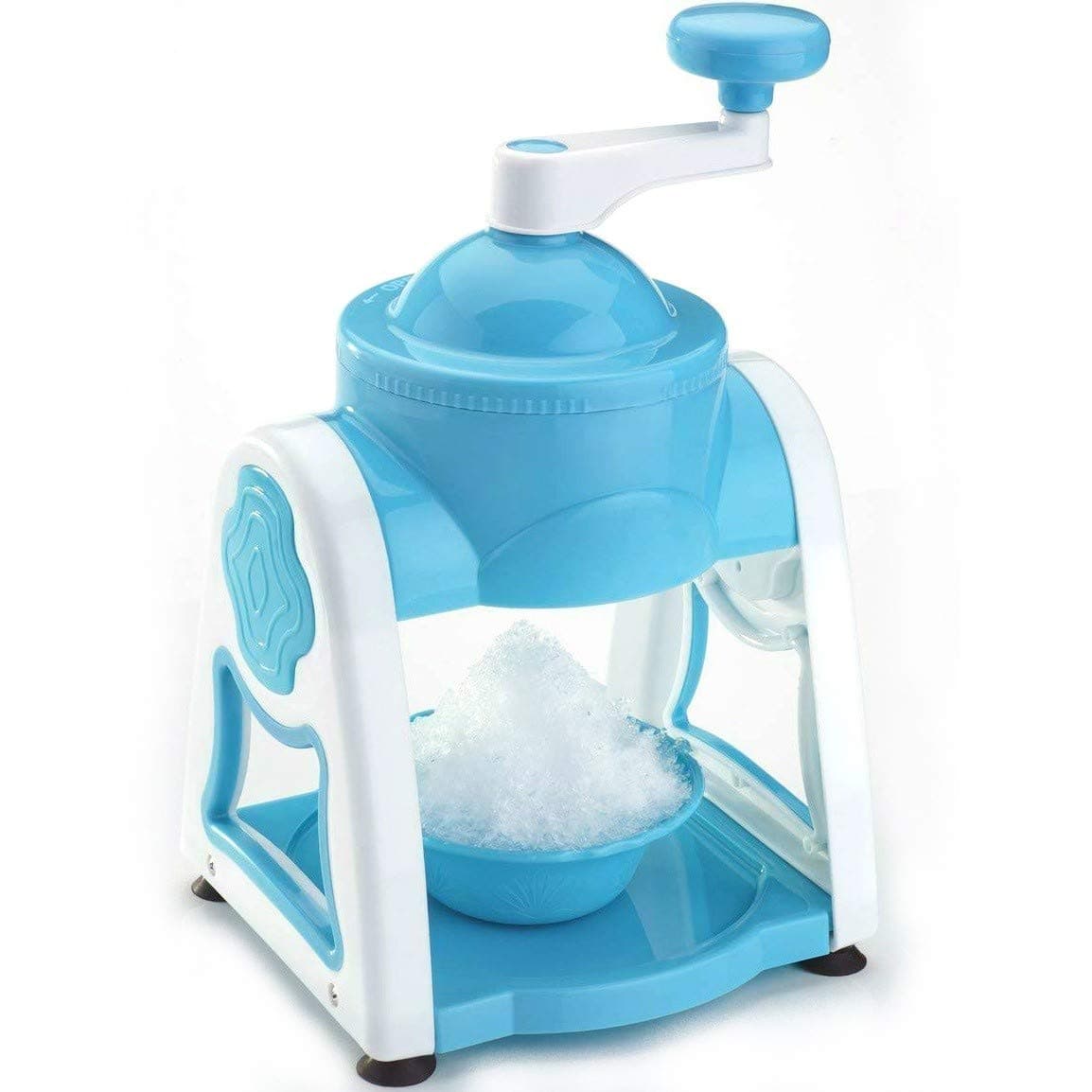 Qualimate Manual Ice Gola Slush Maker Ice Snow Maker Machine (Blue)