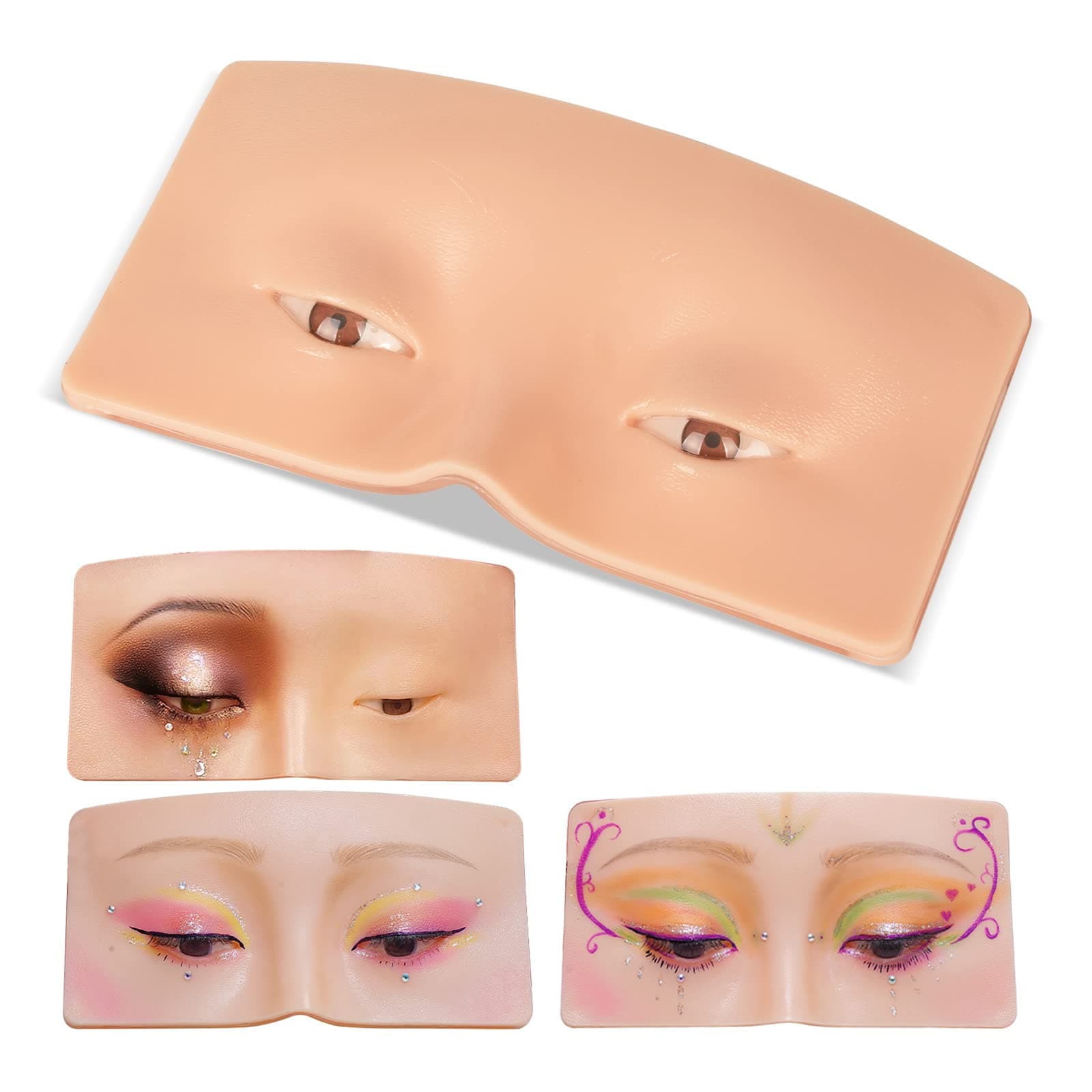 Makeup Practice Face Board 3D Realistic Pad for Makeup Artist Board Makeup Practice
