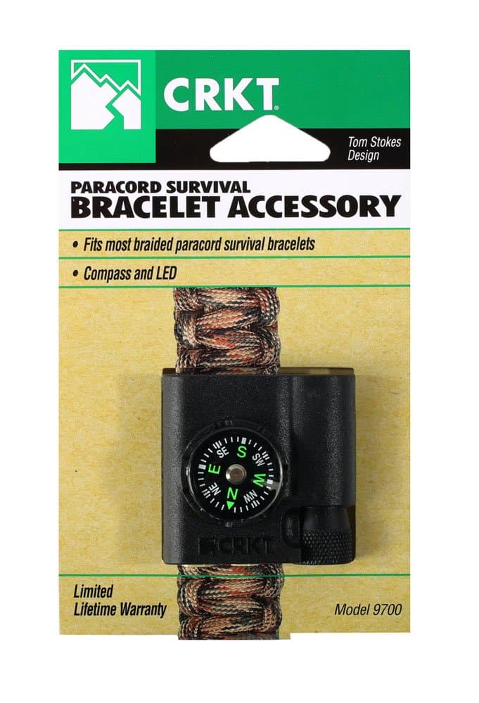 CRKT Survival Bracelet Accessory Compass and LED 9700