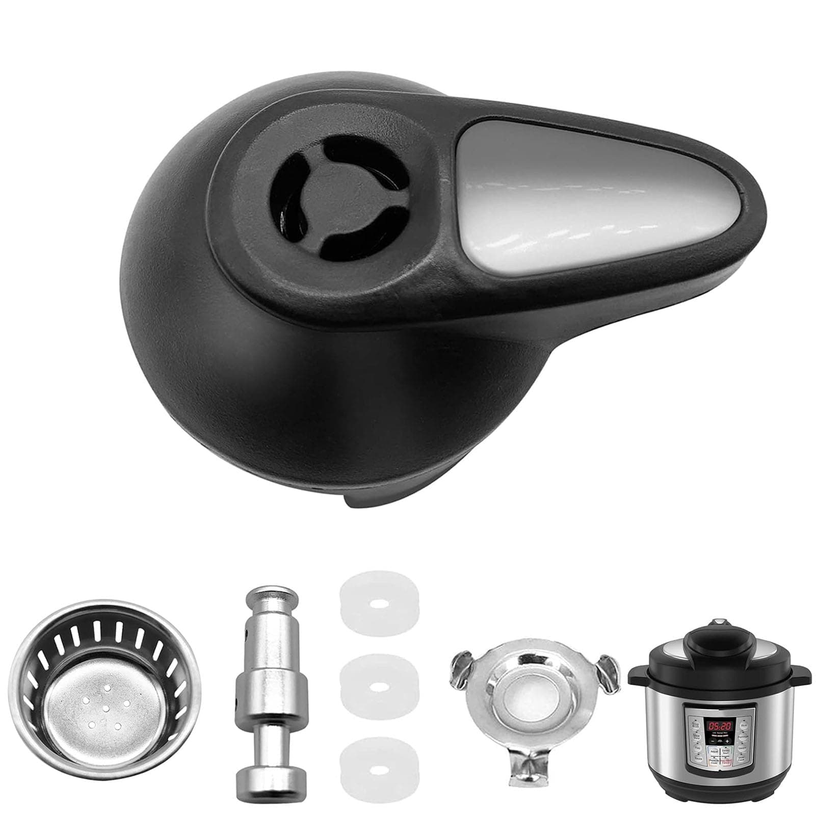 Steam Release Valve, Float Steam Release Handle Pressure Cooker Valve Replacement Part Accessories for Instant Pot LUX Mini 3 Qt, 5 Qt, IP-LUX50 Pressure Cooker