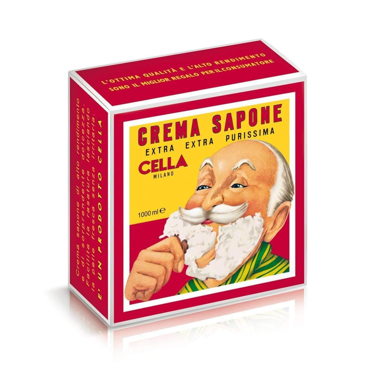 CELLA Shaving Cream Almond Pack 1000 g