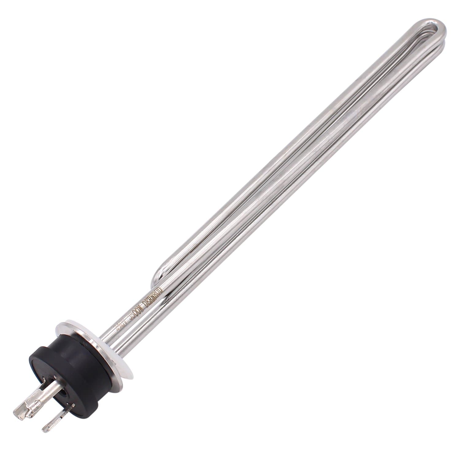 240V 5500W Tri-clamp Foldback Heating Element Stainless Steel Immersion Water Heater with 3-Wire Electrical Locking Plug (1.5 Inch Tri clamp)