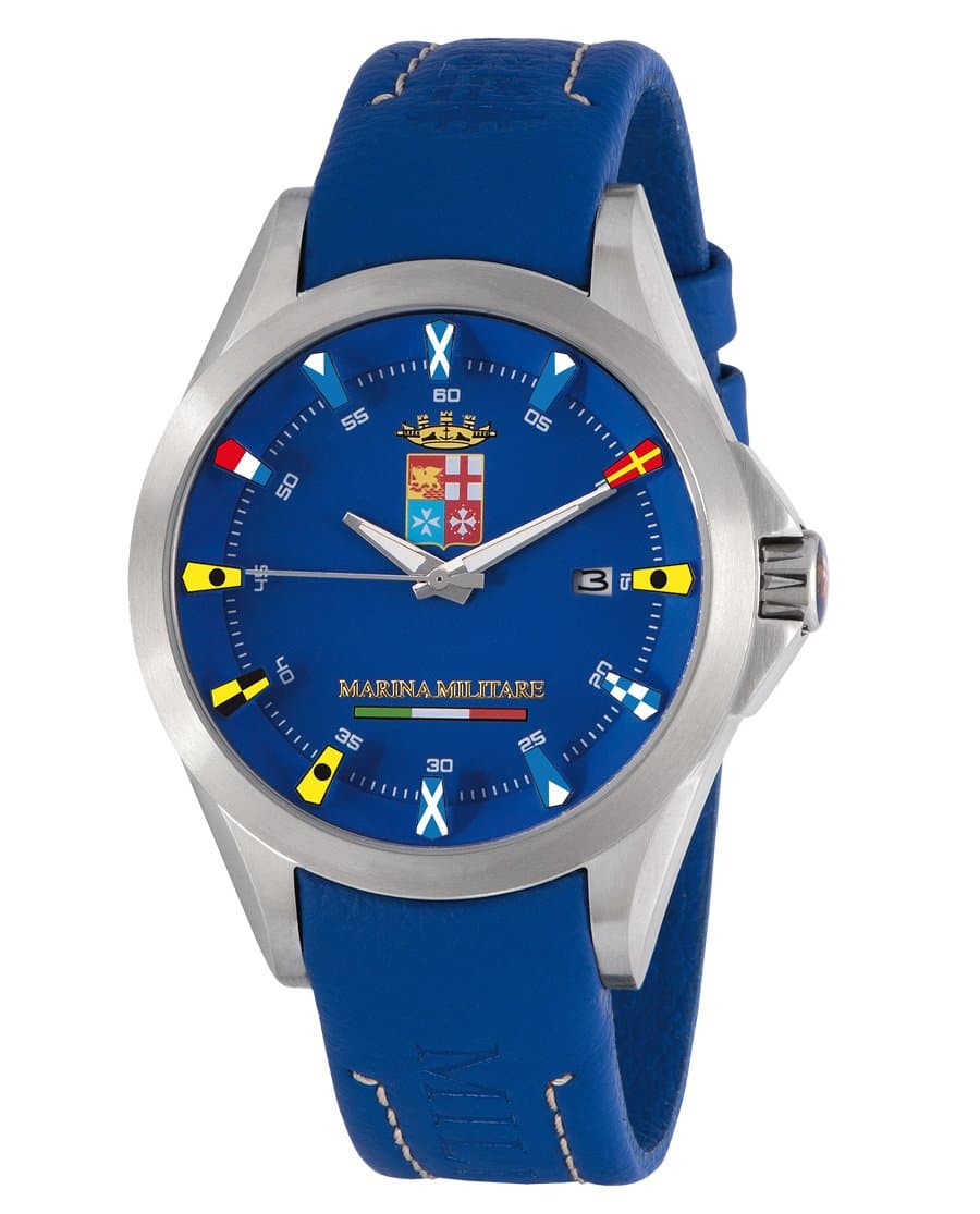 Marina Militare rdv3 °C3 Clock – Blue