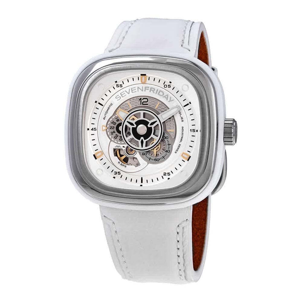 Automatic White Dial Men's Watch P1C/01