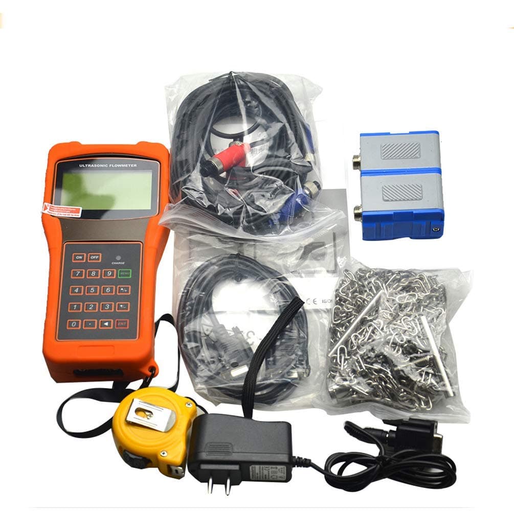 HFBTE TUF-2000H+TL-1 Ultrasonic Flow Meter Liquid Flowmeter DN300-6000mm 11.8-236.22in with TL-1 Large Size Transducer