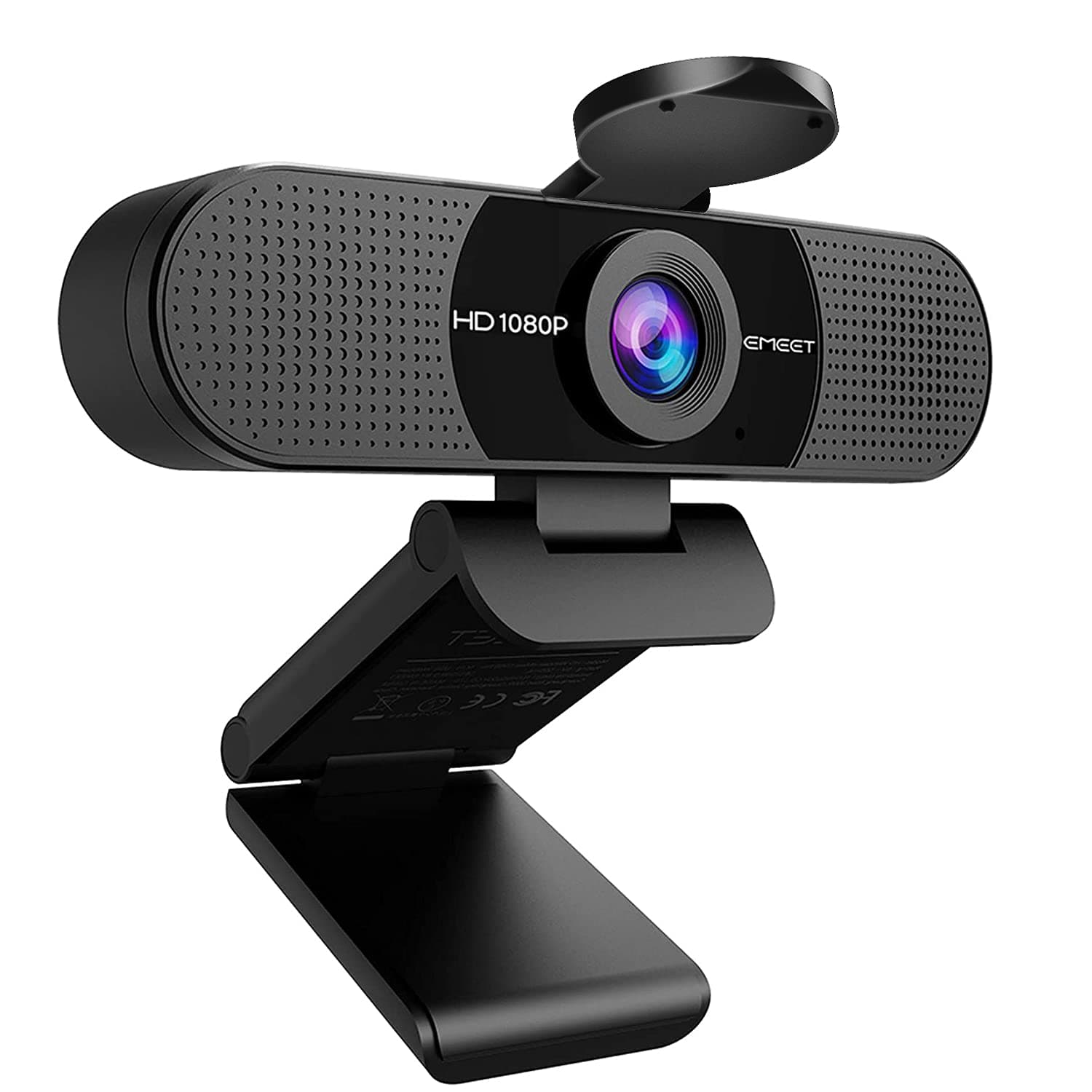 1080P Webcam with Microphone, C960 Web Camera, 2 Mics Streaming Webcam with Privacy Cover, 90°View Computer Camera, Plug&Play USB Web Cam for Calls/Conference, Zoom/Teams/YouTube, Laptop/Desktop