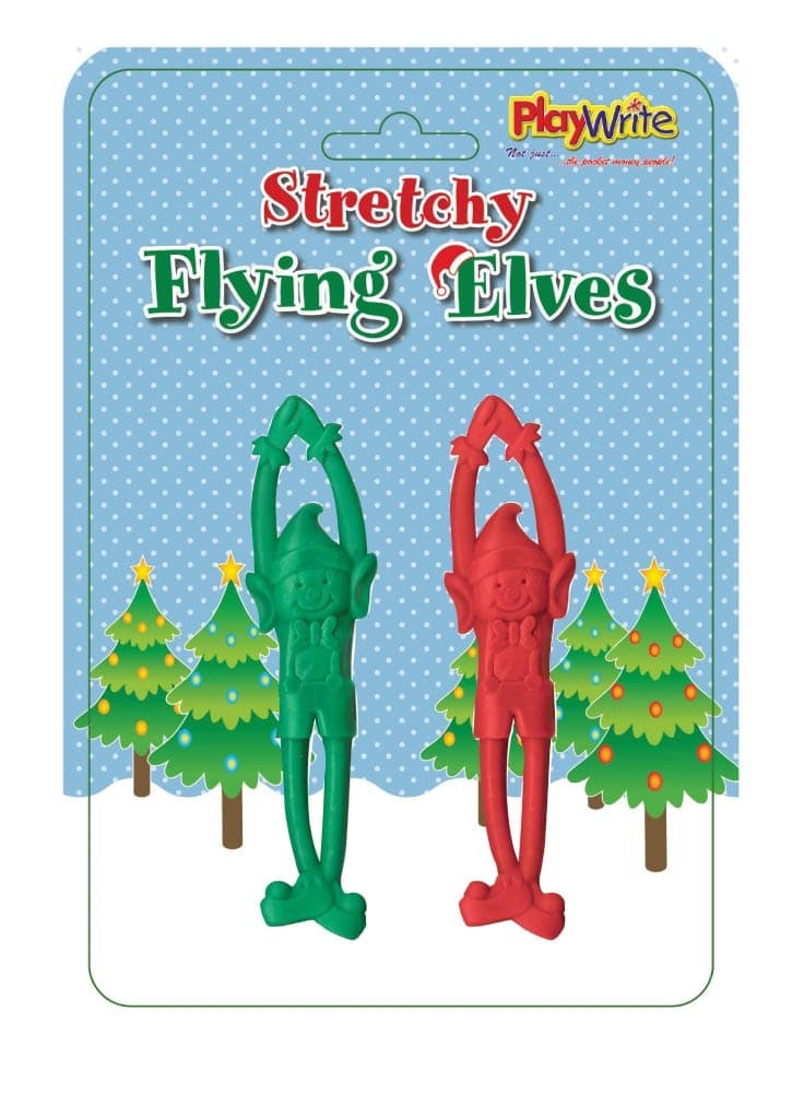 Playwrite Pack of 2 Stretchy Flying Elves