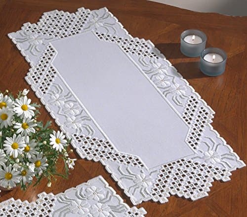 Permin Counted Hardanger Table Runner Stitch kit Hardanger, 28x62cm, DIY, 63-5702