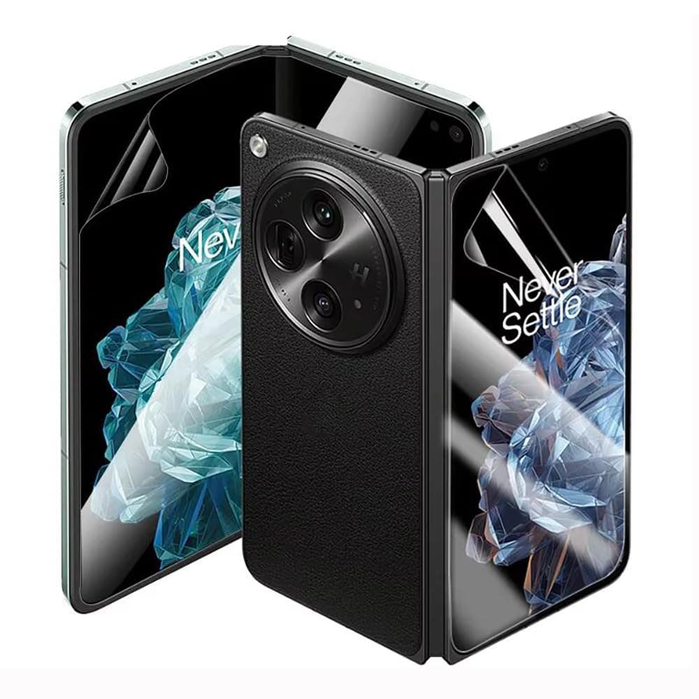 [2 Pack Ultra High Definition Hydrogel Screen Protector for OnePlus Open, Upgraded Non-breakable Flexible Protector Film [Scratch Resistant][Bubble Free][High Sensitive]