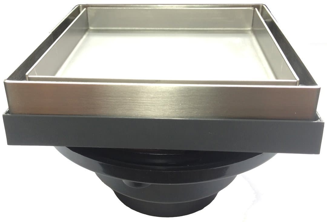 Square Shower Drain Tile-Insert SQD-PSS-T-5 Create an Invisible Look by Using Your own Tile