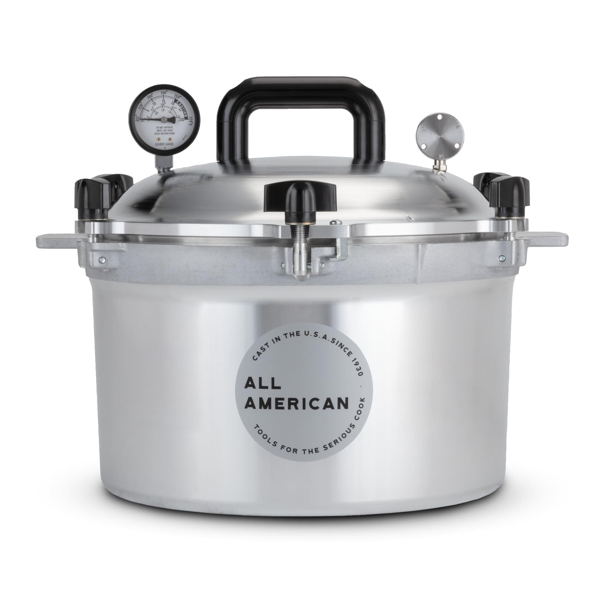 Canner Pressure Cooker, 15.5 qt, Silver