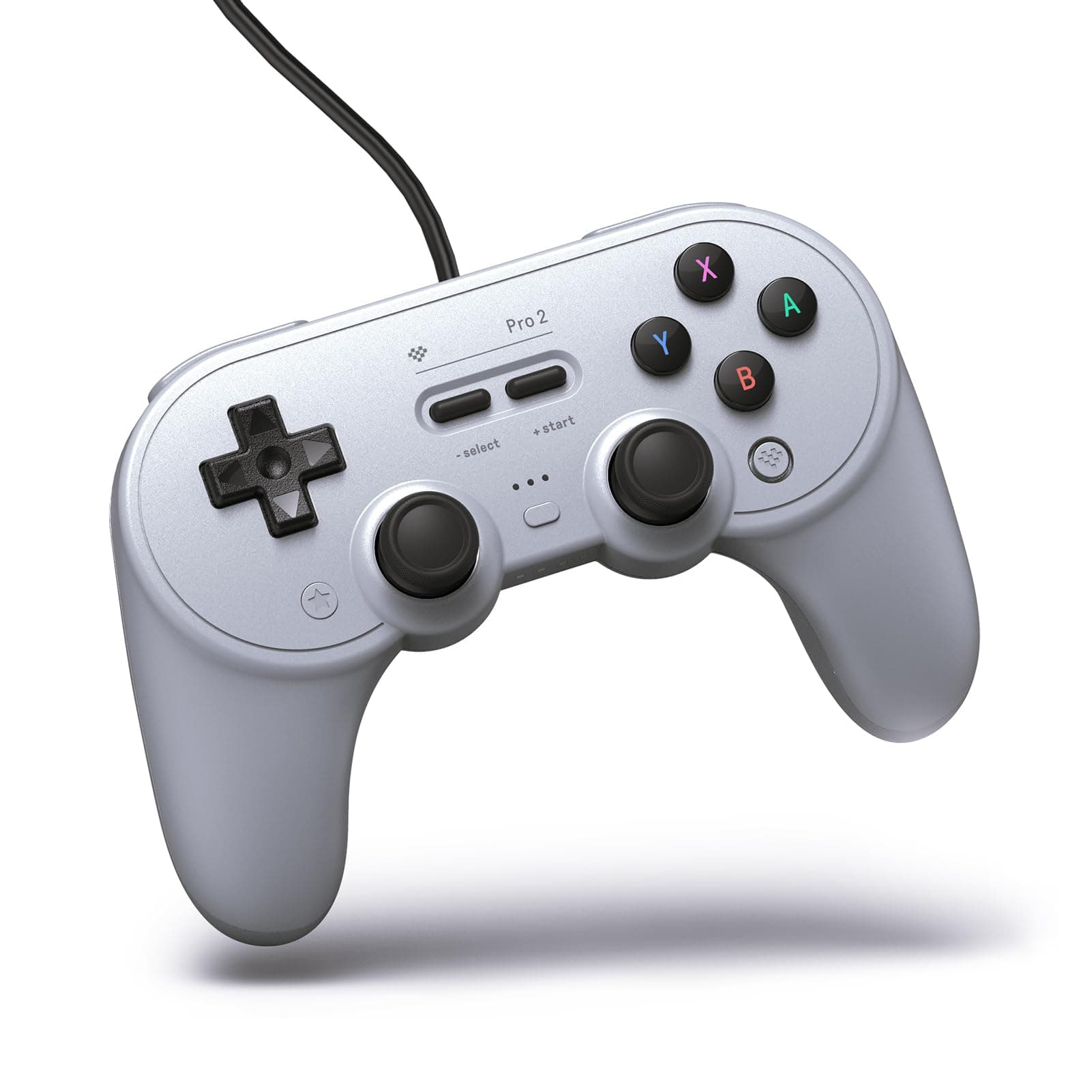 8Bitdo Pro 2 Wired USB Controller for Switch, PC, Android, Steam & Raspberry Pi (Grey Edition) (Nintendo Switch)
