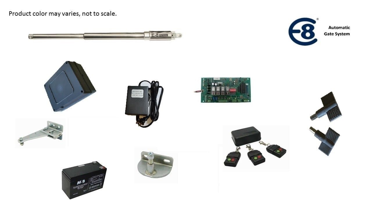 E8 300MM Stainless Steel Automatic Gate Opener for Single Swing Gate