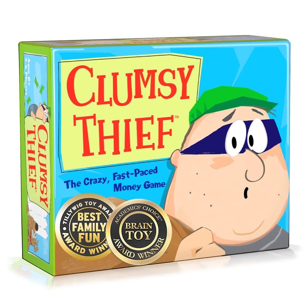 Melon Rind Clumsy Thief Money Math Game - Adding to 100 Card Game for Kids (Ages 8 and up)