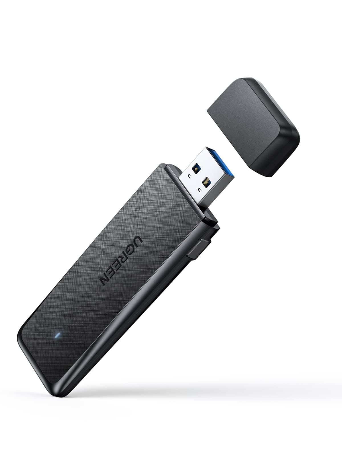 UGREEN AC1300 USB WiFi Adapter 5G 2.4G Dual Band USB 3.0 WiFi Dongle for Desktop PC Mini Wireless Computer Network Adapter Compatible with Windows 11/10/8.1/8/7, MacOS 10.11 Above, Linux 2.6.18-5.3